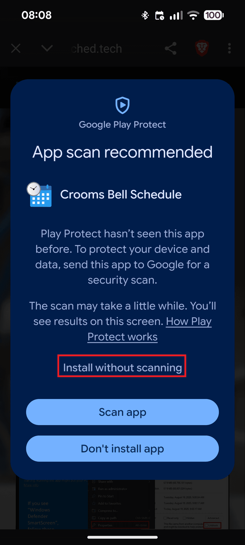 Smartscreen unblock